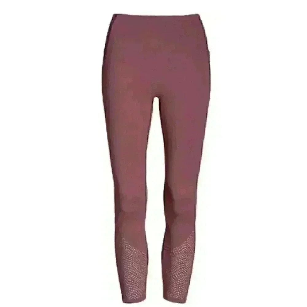 SPANX Every Wear Laser Wave 7/8 Leggings Midnight Rose XS
